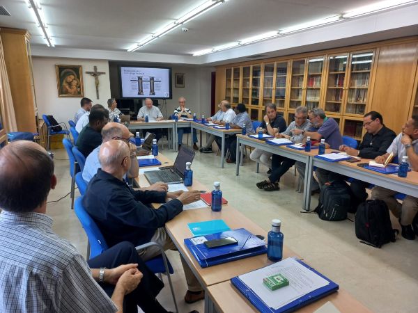 Religiosos agustinos reunidos en el Capítulo Provincial Intermedio 2026